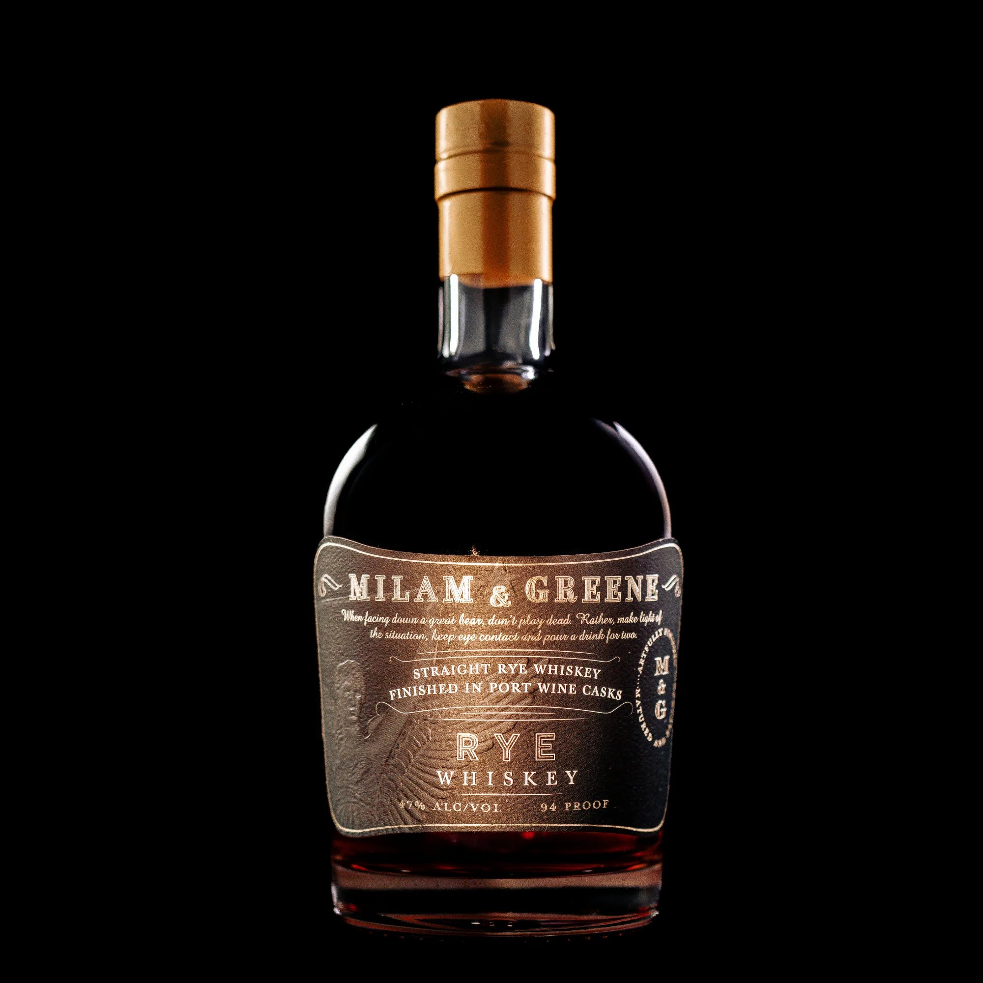Milam & Greene Rye 750ml